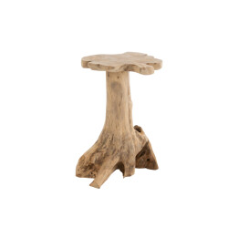 J-Line Sidetable amy teak wood natural large