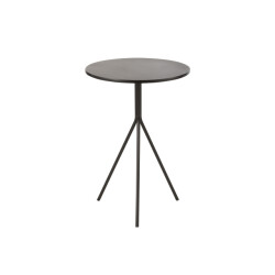 J-Line Cofee table round metal black