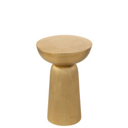 J-Line Table d'appoint louane aluminium or