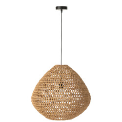 J-Line Ceiling lamp braided metal natural