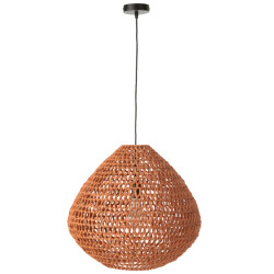 J-Line Ceiling lamp braided metal orange