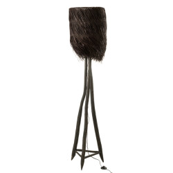 J-Line Lamp branch arthur wood brown large