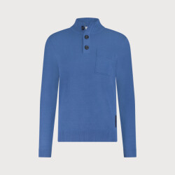 Blue Industry De pullover met knoop- en ritssluiting |