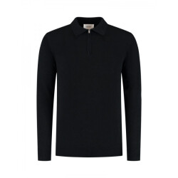 Pure Path 25030820 02 heren bouclé trui polo kraag  purep