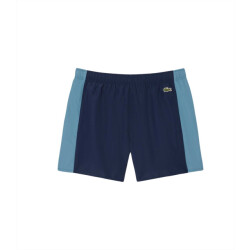 Lacoste Zwembroek swim trunk navy lime blauw