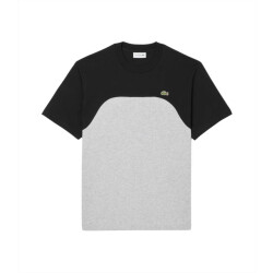 Lacoste T-shirt tee-shirt s25 silver zwart