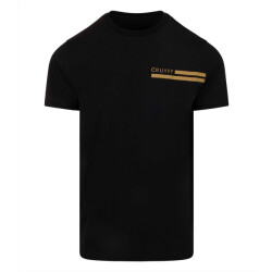 Cruyff T-shirt moraira tee gold zwart
