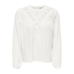 Jacqueline de Yong Sia l/s embroidery top