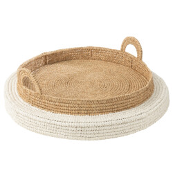 J-Line Tray floating polystyrene white/natural