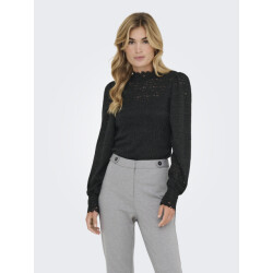 Only Onlsvea l/s mockneck top cs jrs