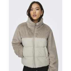 Only Onlwanja fur puffer mix jacket cc o