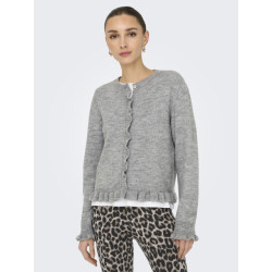 Jacqueline de Yong Jdyletty l/s on frill cardigan knt