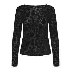 Only Onlthea l/s flock top jrs