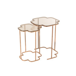 J-Line Bijzettafels metaal ones (2-delig)