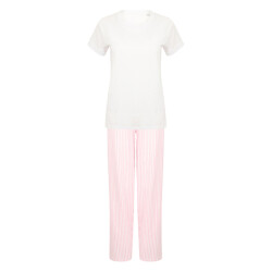Towel City Dames stoffen zak pyjamaset