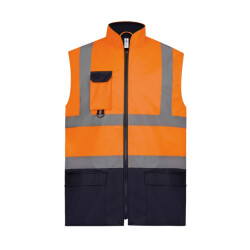Yoko Tweekleurige bodywarmer voor volwassenen