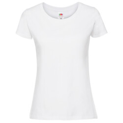 Fruit of the Loom Dames icoon 195 effen t-shirt
