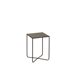 J-Line Sidetable cross frame metal black