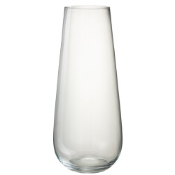 J-Line Vase lyna glass transparent large
