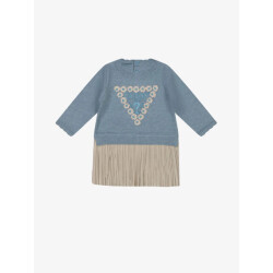 Guess Meisjes baby jurk blue light melange
