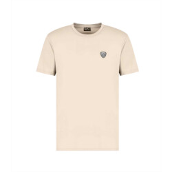 EA7 T-shirt s25 cobblestone x ecru