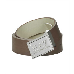 EA7 Riem belt 25 chocolate bruin