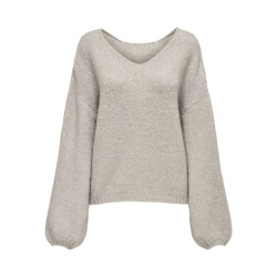 Jacqueline de Yong dinea l/s reversible pullover kn 15334709 chateau gray
