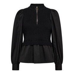 Co'Couture Cc elisabeth mix zip knit