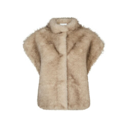 Neo Noir kevini faux fur vest 164981 123