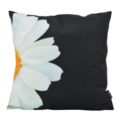 Gek op kussens! Sierkussen half a daisy | 45 x 45 cm | katoen/polyester