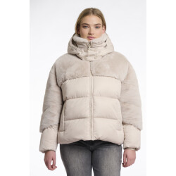 Rino & Pelle padded jacket with faux fur details shana.7002512 birch