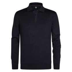 Petrol Industries men knitwear polo m-3050-kwc204 5092 royal