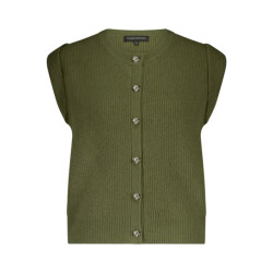 Tramontana boucle vest y02-17-701 006511 moss melange