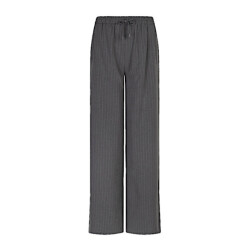 Esqualo Broek f25-10548 grey melange pinstripe