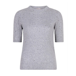 Esqualo Top f25-02521 light grey melange