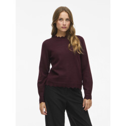 Vila Vinikolina o-neck l/s knit top no