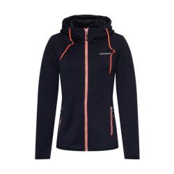 Nordberg Elise knitted fleece jacket hooded