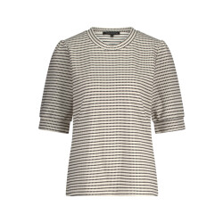 Tramontana fancy striped top c46-17-401 006801 stone melange