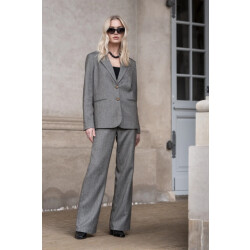 Geisha 51532-10 950 pants herringbone + stones anthracite stones