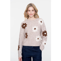 Geisha 54516-10 720 pull flowers sand/browen/offwhite