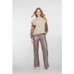 Geisha 51580-32 745 pants taupe/silver