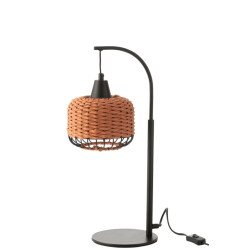 J-Line Table lamp lantern metal orange