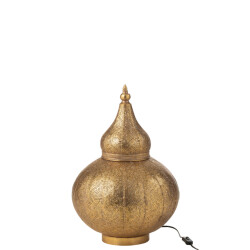 J-Line Lamp aladin metal gold small