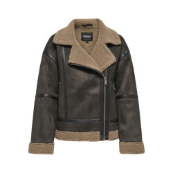 Only onlkendra life bond oversizjacket c 15348991 chocolate torte