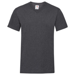 Fruit of the Loom Unisex adult waardevol heide v hals t-shirt