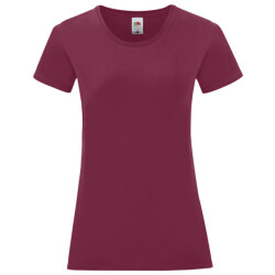 Fruit of the Loom Dames iconic combed cotton t-shirt