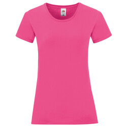 Fruit of the Loom Dames iconic combed cotton t-shirt