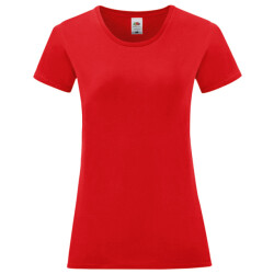 Fruit of the Loom Dames iconic combed cotton t-shirt