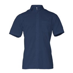 Marvelis Heren poplin modern overhemd met korte mouwen