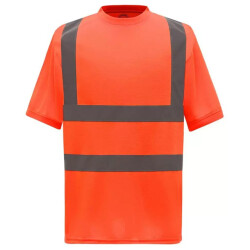 Yoko Unisex band & brace high-vis veiligheid t-shirt voor volwassenen
